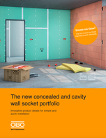 The new concealed and cavity wall socket portfolio