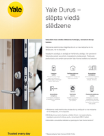 Viedā slēdzene | Yale Durus