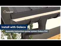 Galeco PVC gutter system instructional video