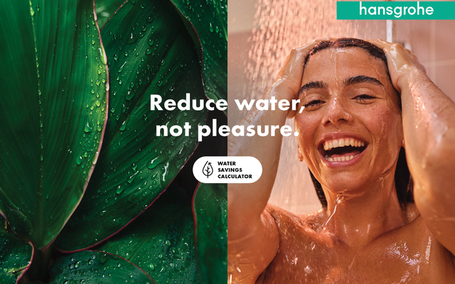"hansgrohe EcoSmart" – lieliska iespēja ietaupīt ūdeni un samazināt izmaksas