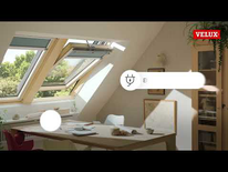 VELUX jumta logi ar tālvadību - ērta vadība ar vienu pieskārienu