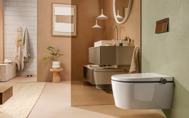 Elegants, universāls risinājums mūsdienīgai vannasistabai: hansgrohe iFrame skalošanas sistēma